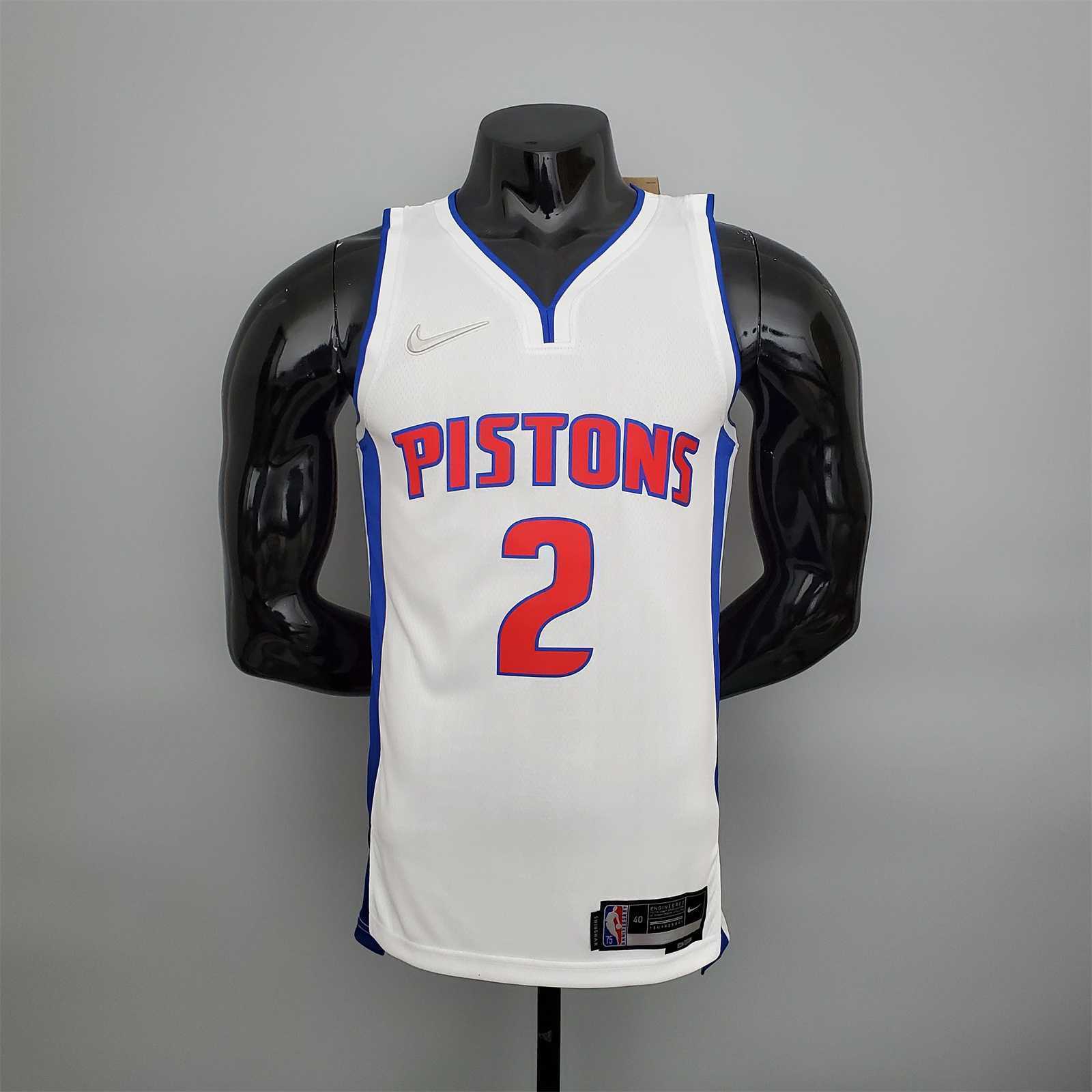 75th Anniversary Cunningham #2 Pistons White