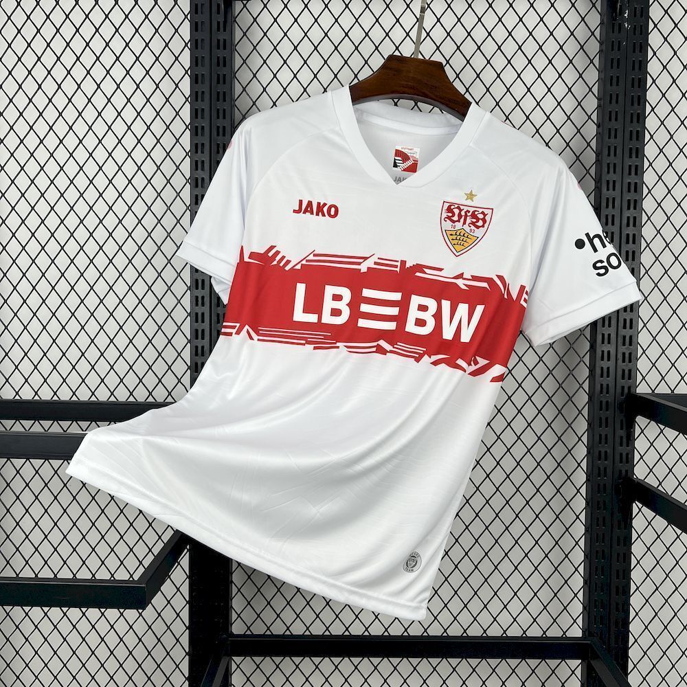 25-26 Stuttgarts Home Kit Football T-Shirt AAAAJersey Supply Yupoo