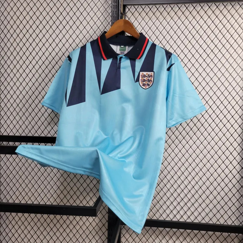 1992 England Third Retro Kit Vintage Shirt Football AAAAJersey Supplier 4