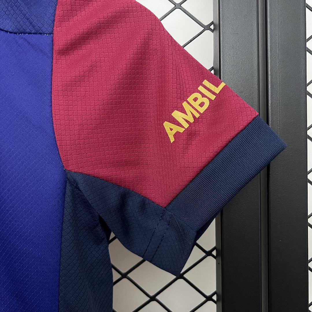 25-26 Barcelona x Travis Scott Home Kid Kits Youth Apparels AAAAJersey Wholesale Yupoo 3