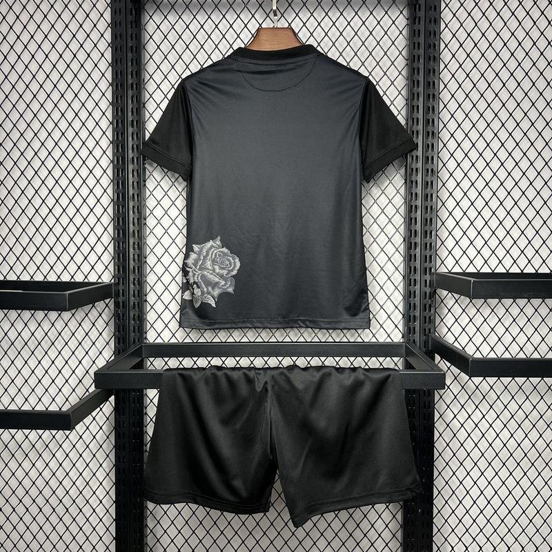24-25 Real Madrid Y3 Kid Kits Black Youth Apparels AAAAJersey Wholesale Yupoo 4