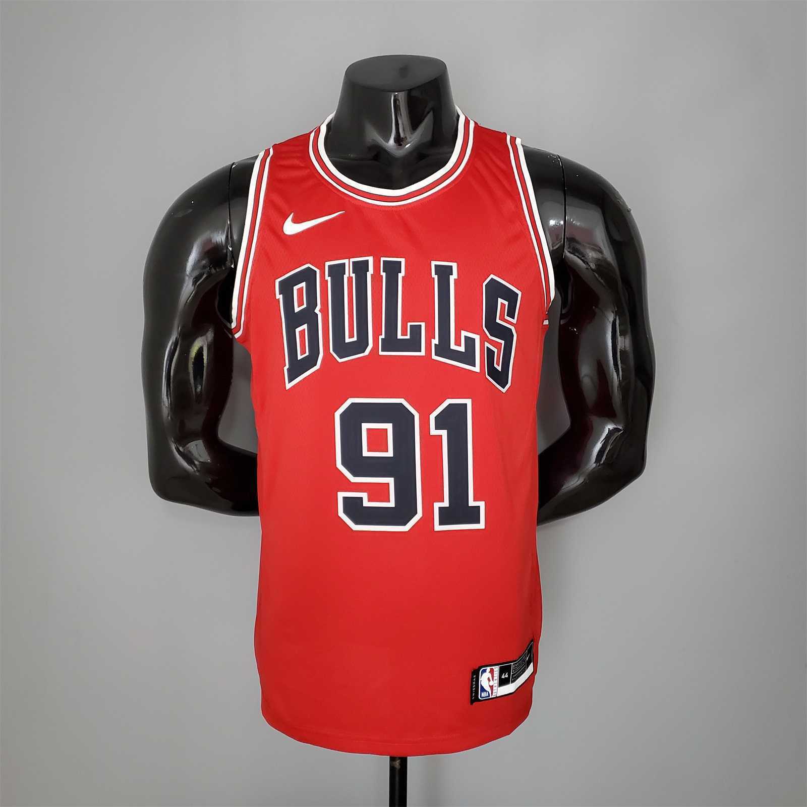ROOMAN#91 Chicago Bulls Red