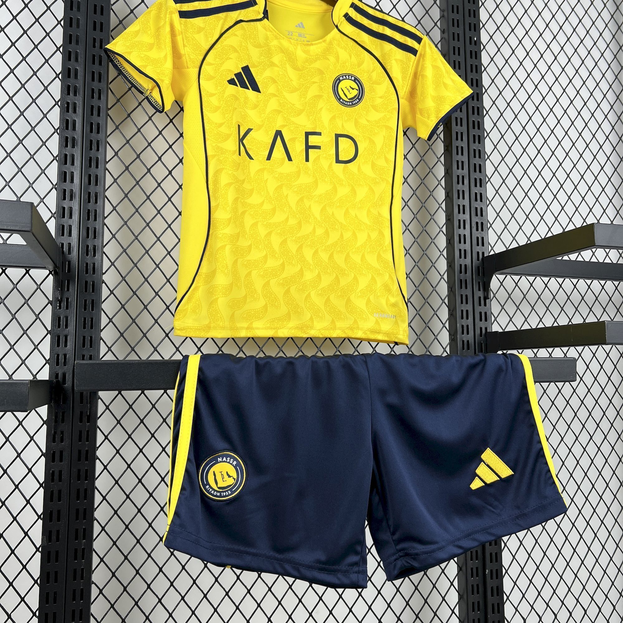 25-26 Al-Nassr Home Kid Kits Youth Apparels AAAAJersey Supply Yupoo 4