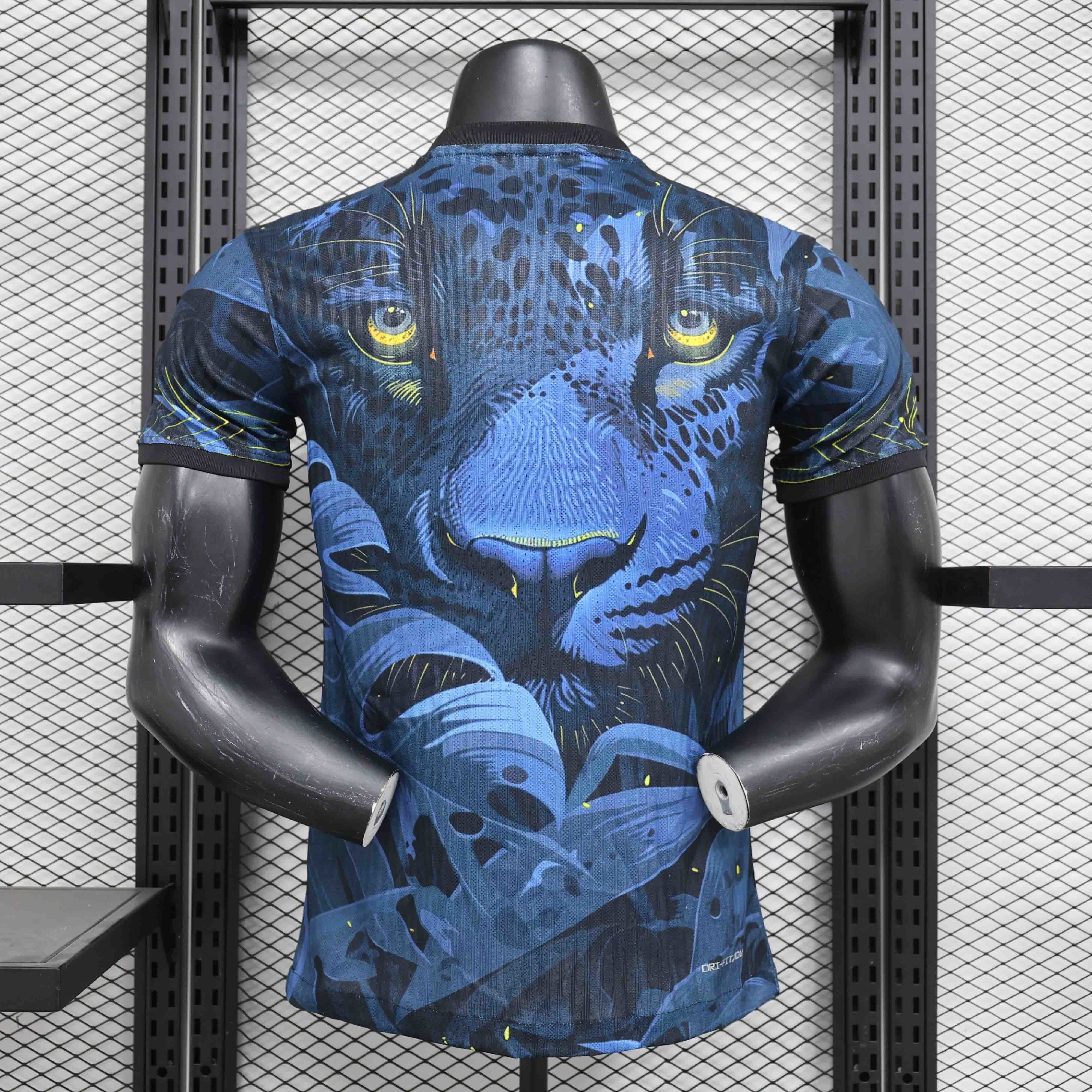 2024 Brazil Blue Tiger Special Edition Player Version Shirt AAAAJersey Supplier Yupoo 1