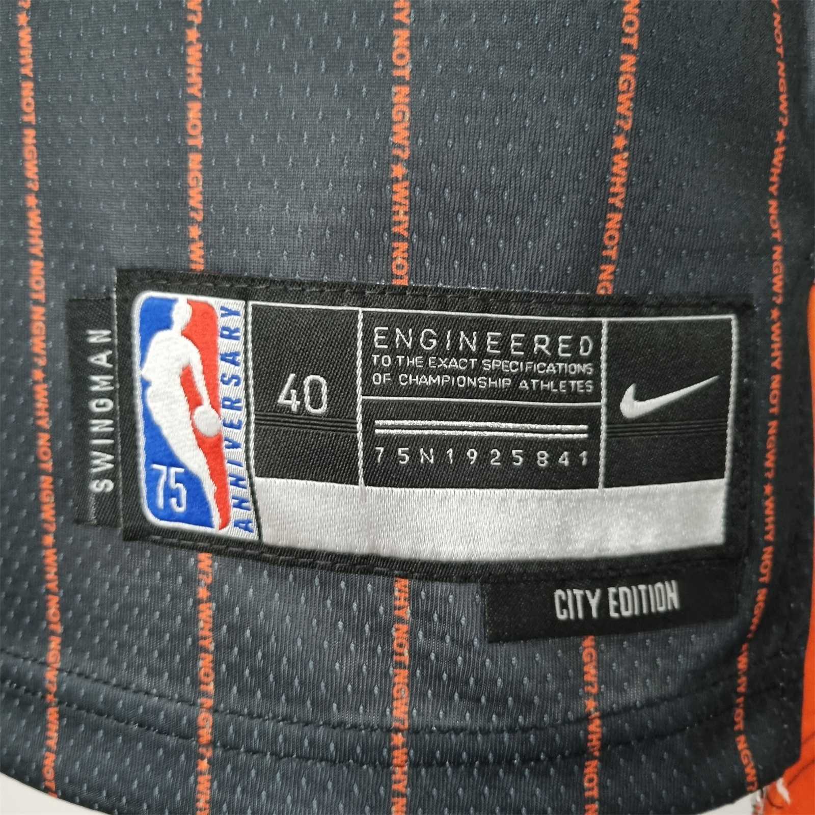 2022 McGrady #1 Orlando Magic City Edition NBA Jersey 3