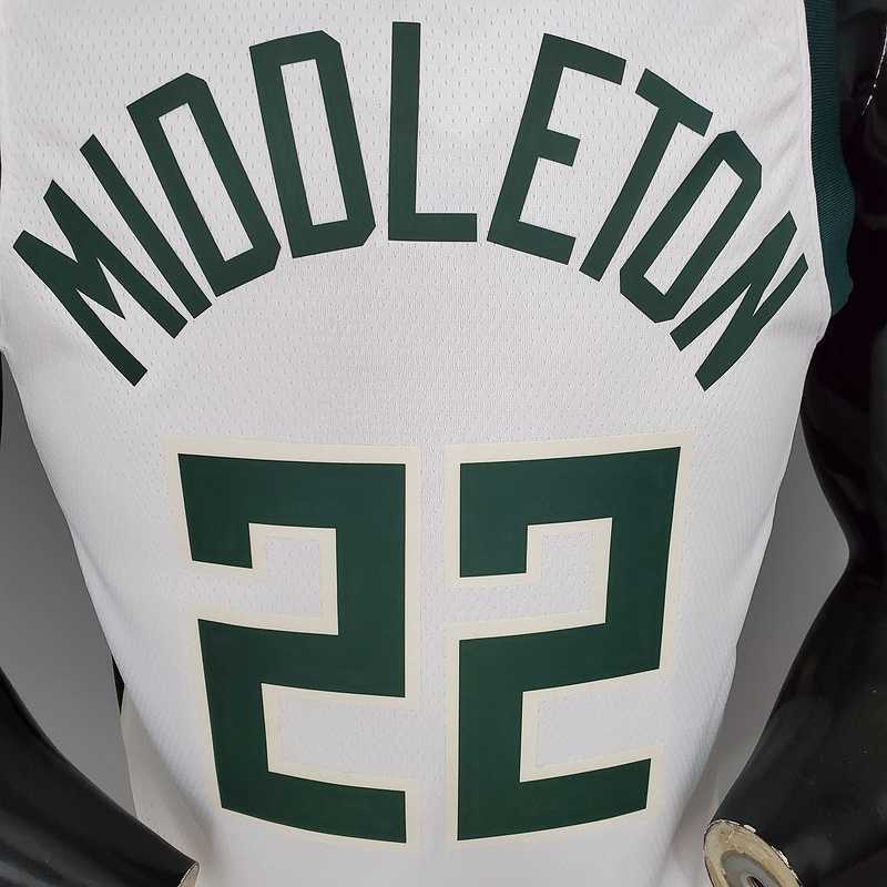 2021 MIDDLETON#22 BUCKS Home White 1