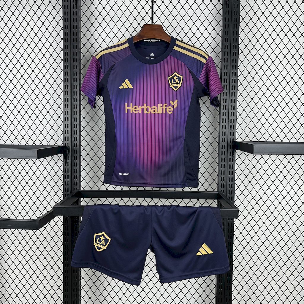 25-26 LA Galaxy Away Kids Kit Soccer AAAAJersey Yupoo 16-28