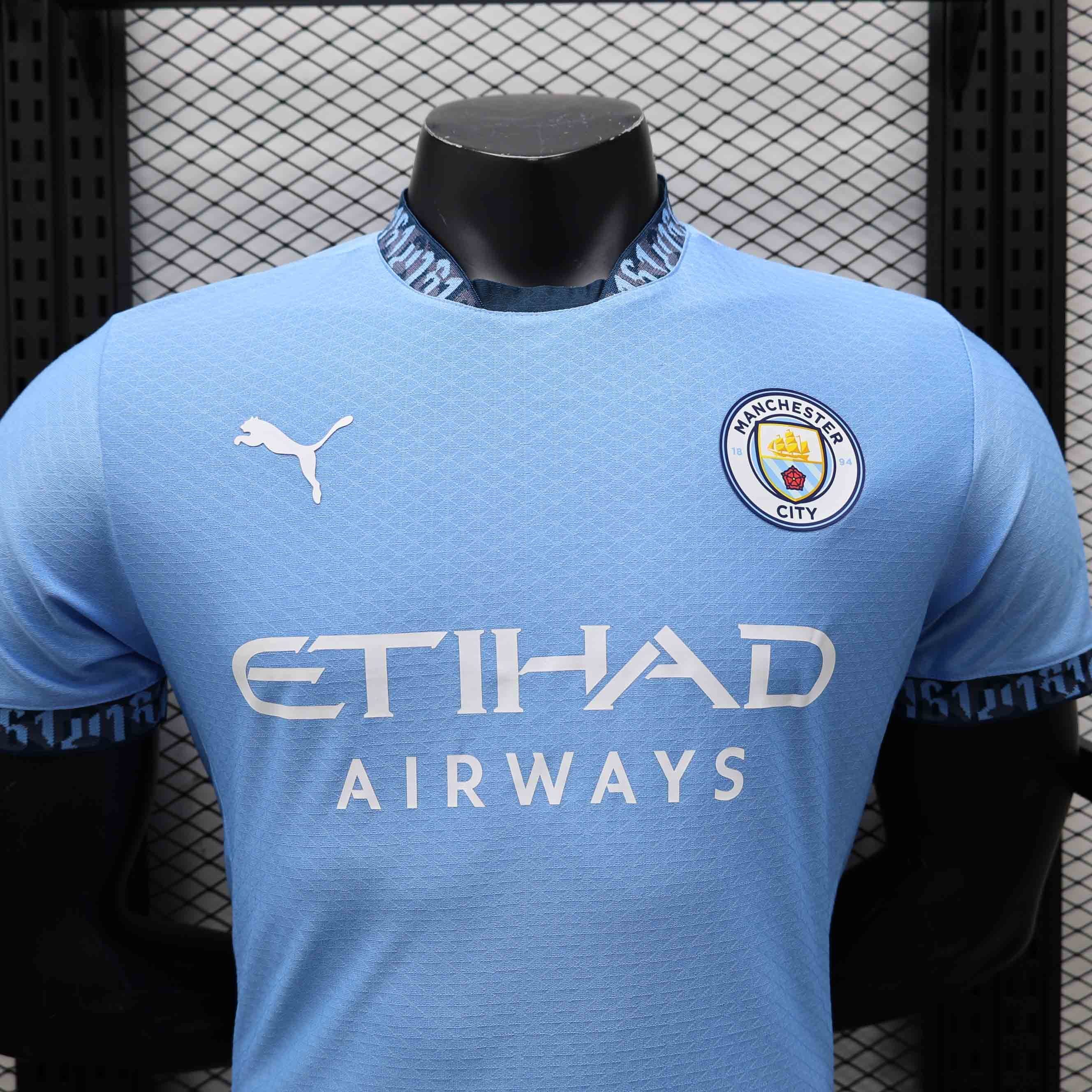 24-25 Manchester City Home Kit Player Version Shirt Football AAAAJersey Supplier 3