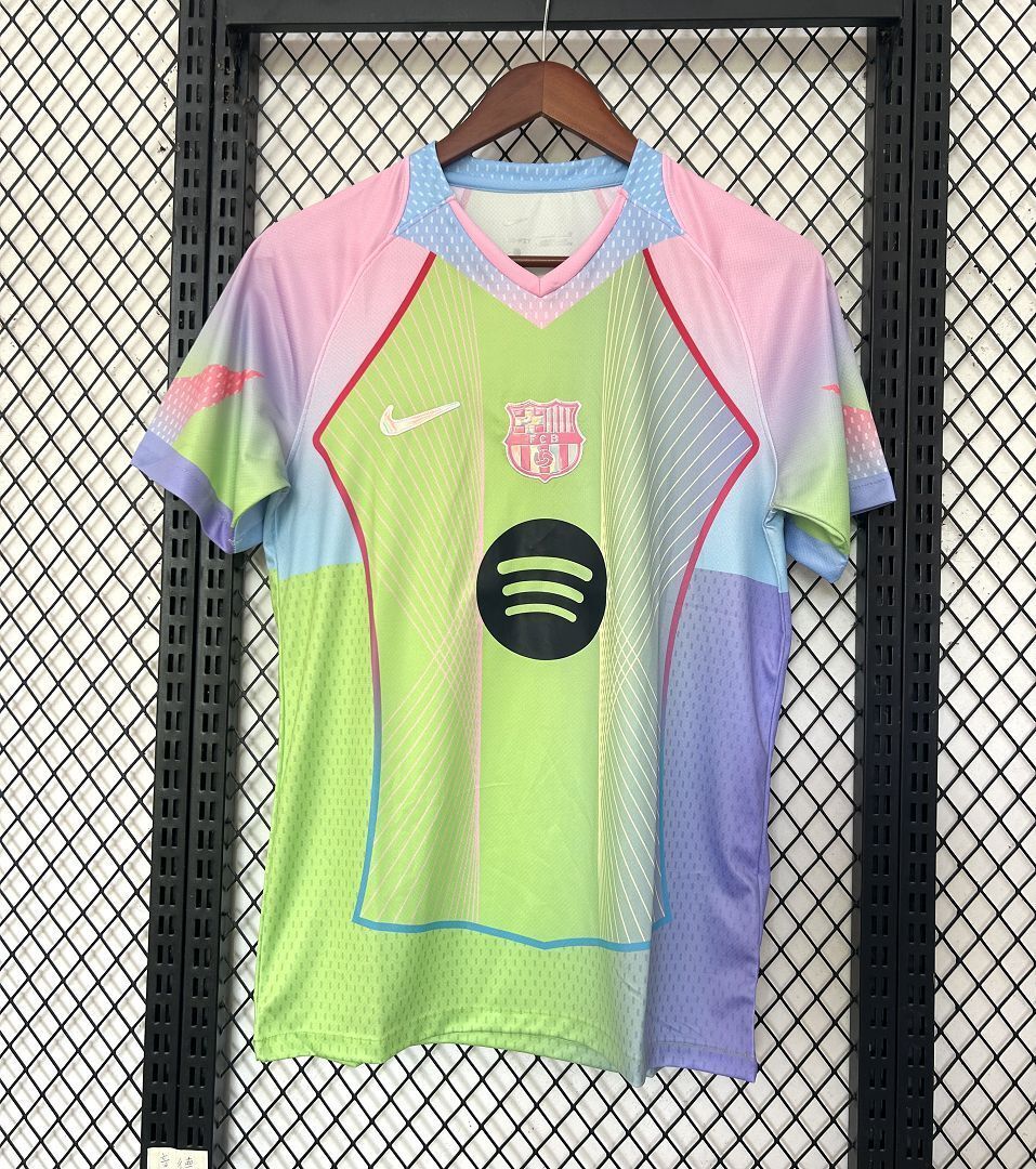 25-26 Barcelona Green Special Edition Kit Football T-Shirt Soccer AAAAJersey Yupoo