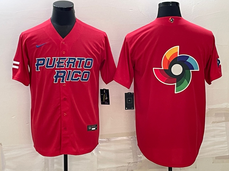 Puerto Rico 2023 World Cup Baseball Jerseys 26