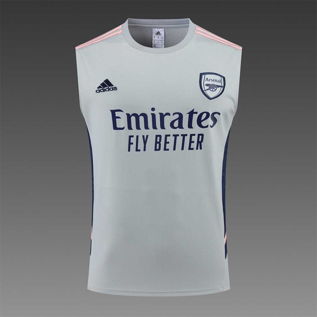 22-23 Arsenal vest training suit kit Grey 13
