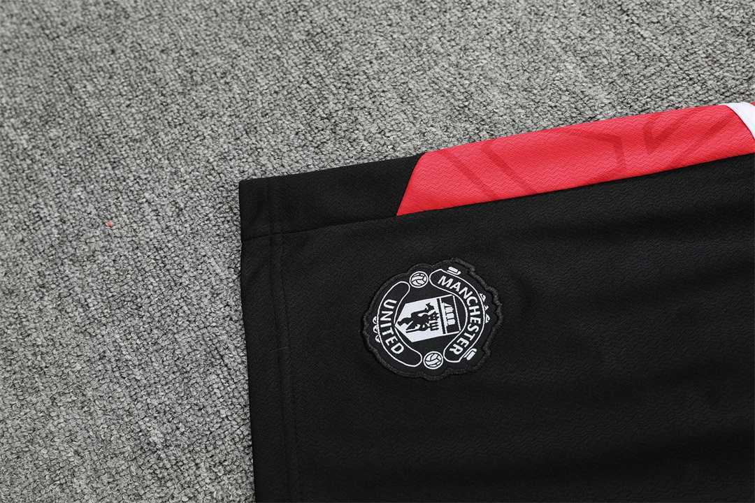 22-23 Manchester United Training Suit Short Sleeve Kit Red 15