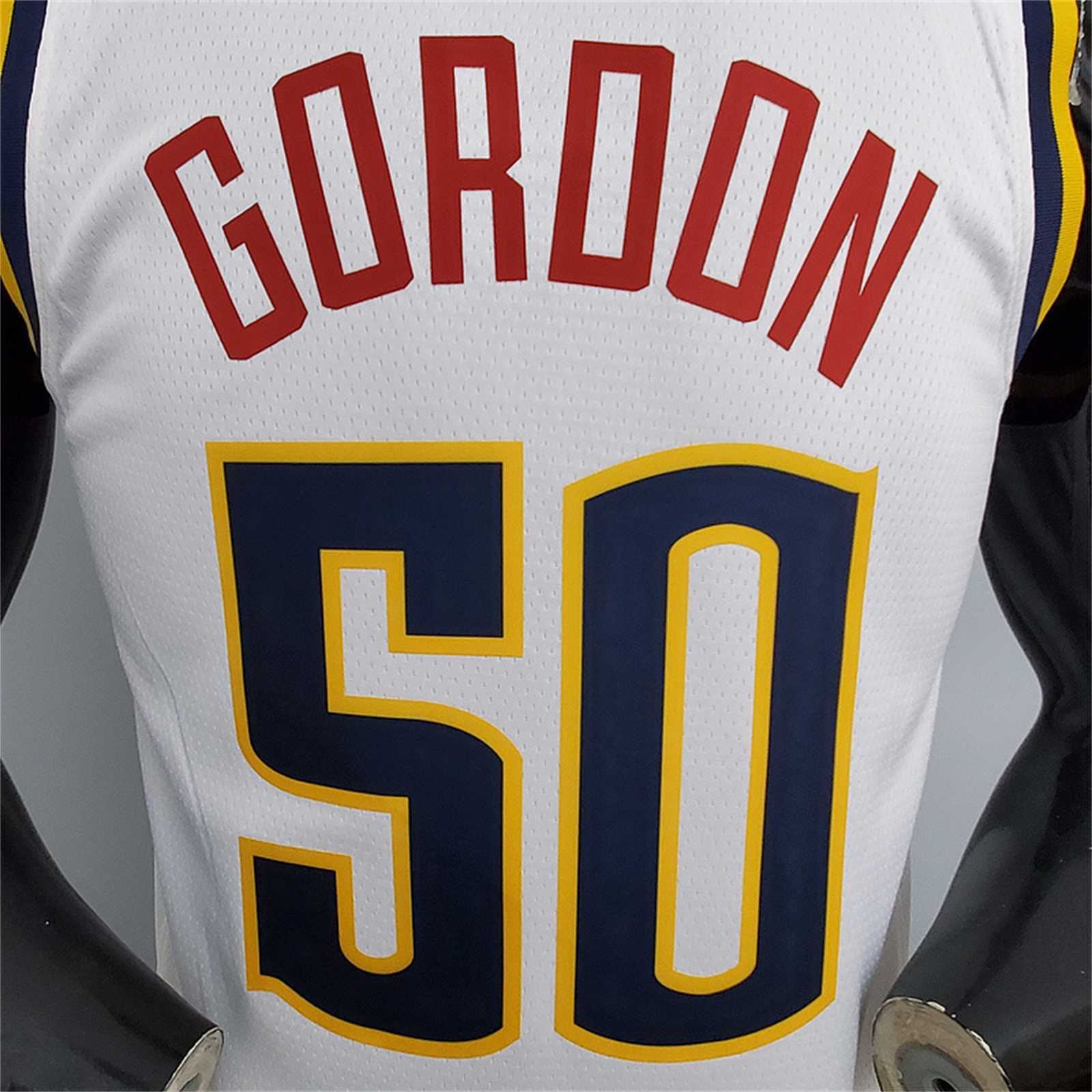 Nuggets Gordon #50 Limited White 4