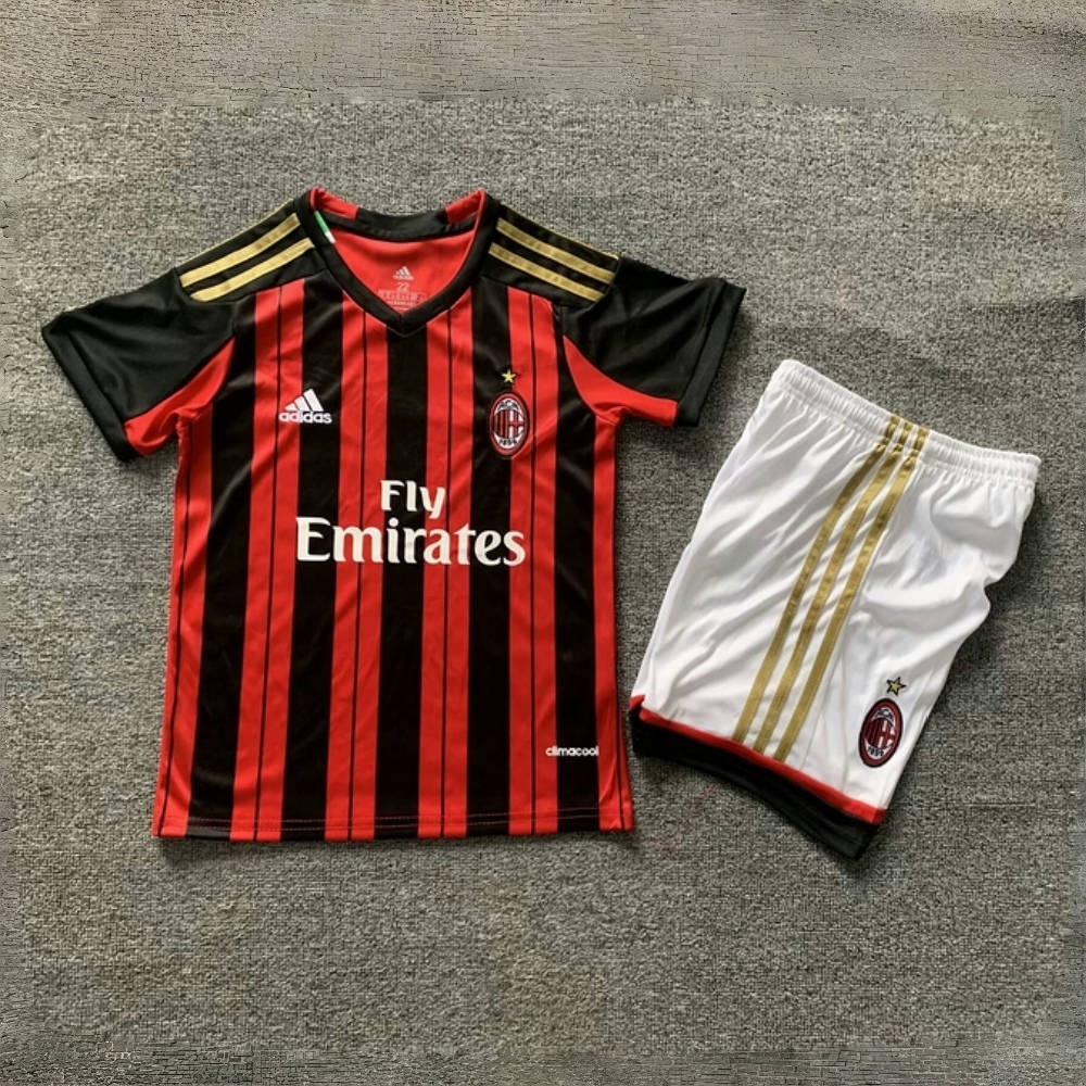13-14 AC Milan Home Retro Kid Kits Vintage Youth Apparels AAAAJersey Supplier Yupoo