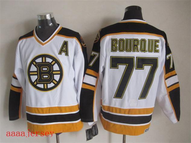 Boston Bruins retro ice hockey jersey M-3XL 波士顿棕熊队复古冰球服 6