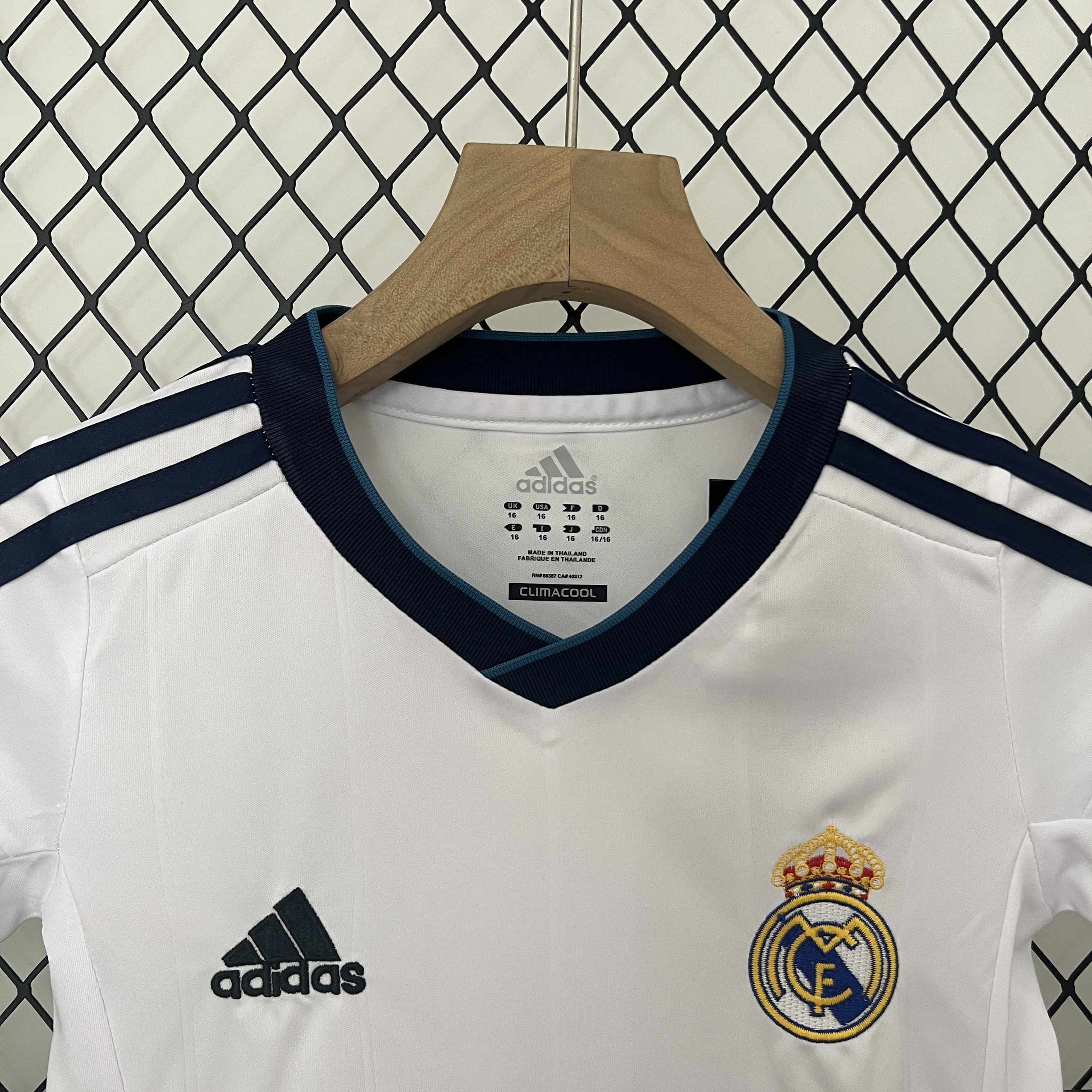12-13 Real Madrid Home Retro Kid Kits Children Sets Best Jerseys Yupoo 8