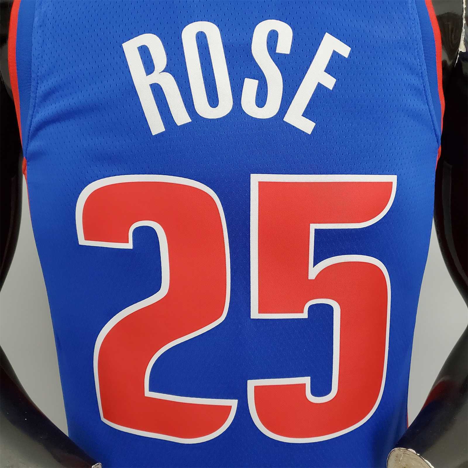 75th Anniversary Rose #25 Pistons Blue 5