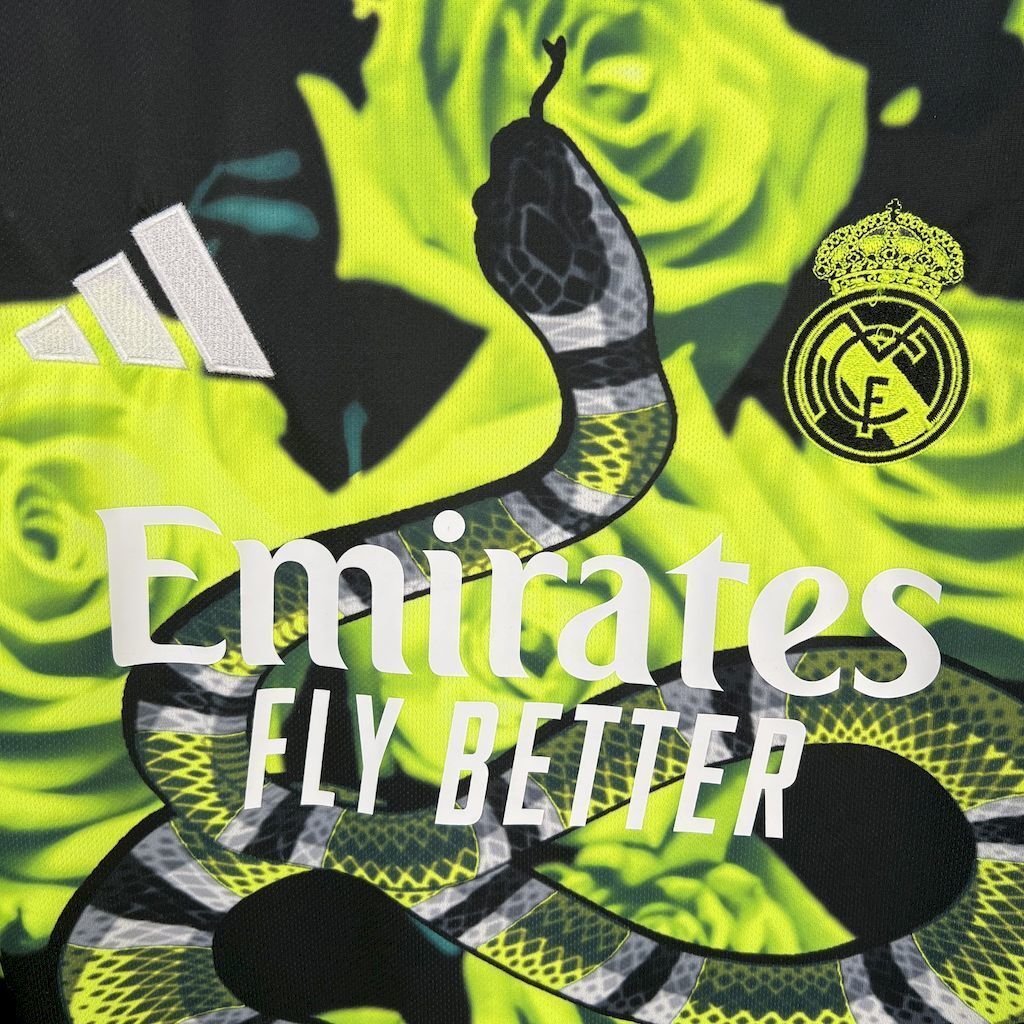 25-26 Real Madrid Green Snake Special Edition Shirt Football Uniform AAAAJersey Yupoo 3