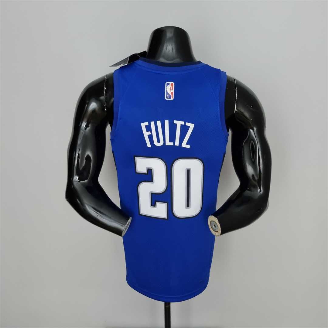 75th Anniversary Fultz#20 Orlando Magic Blue NBA Jersey 7