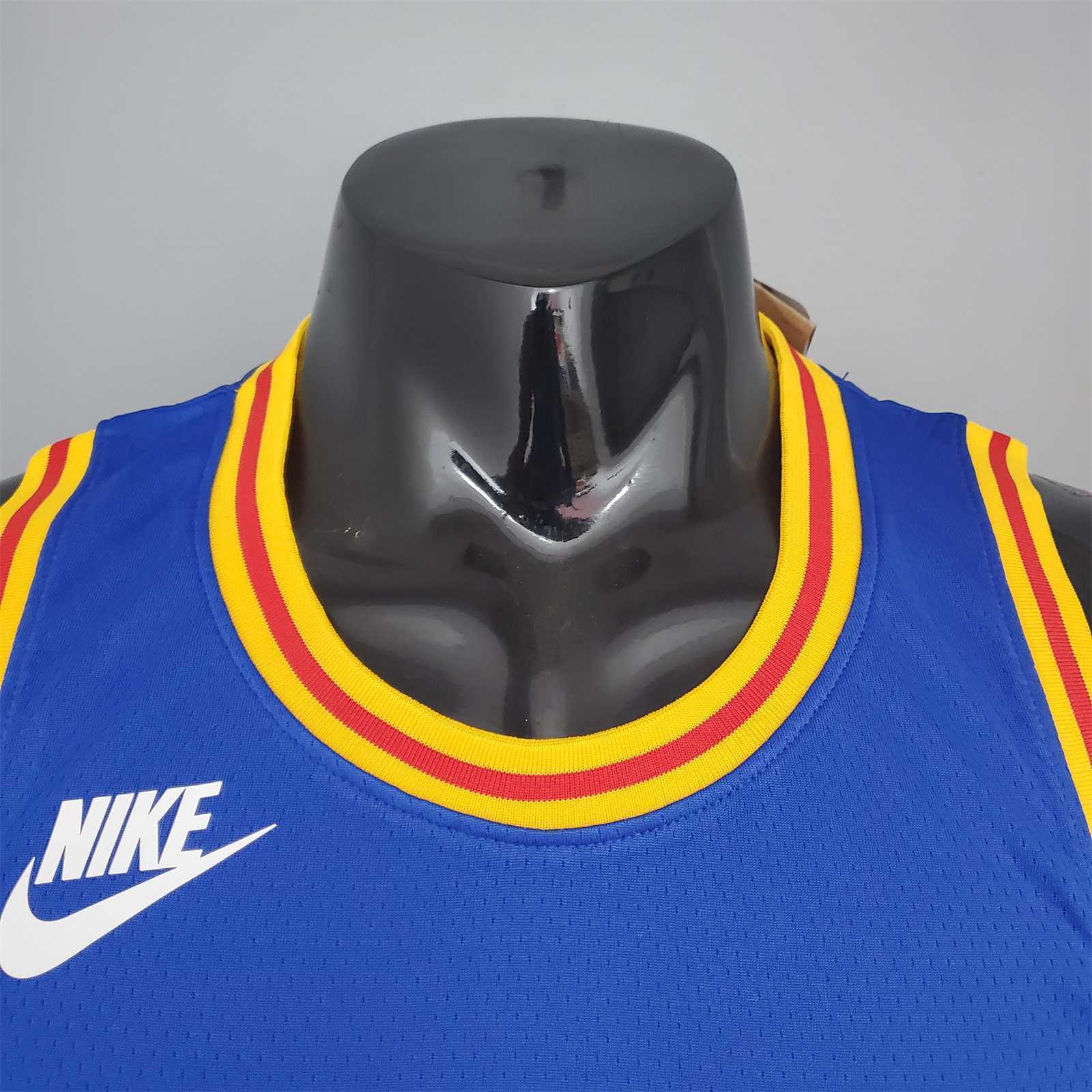 THOMPSON#11 75th Anniversary Warriors Blue 4