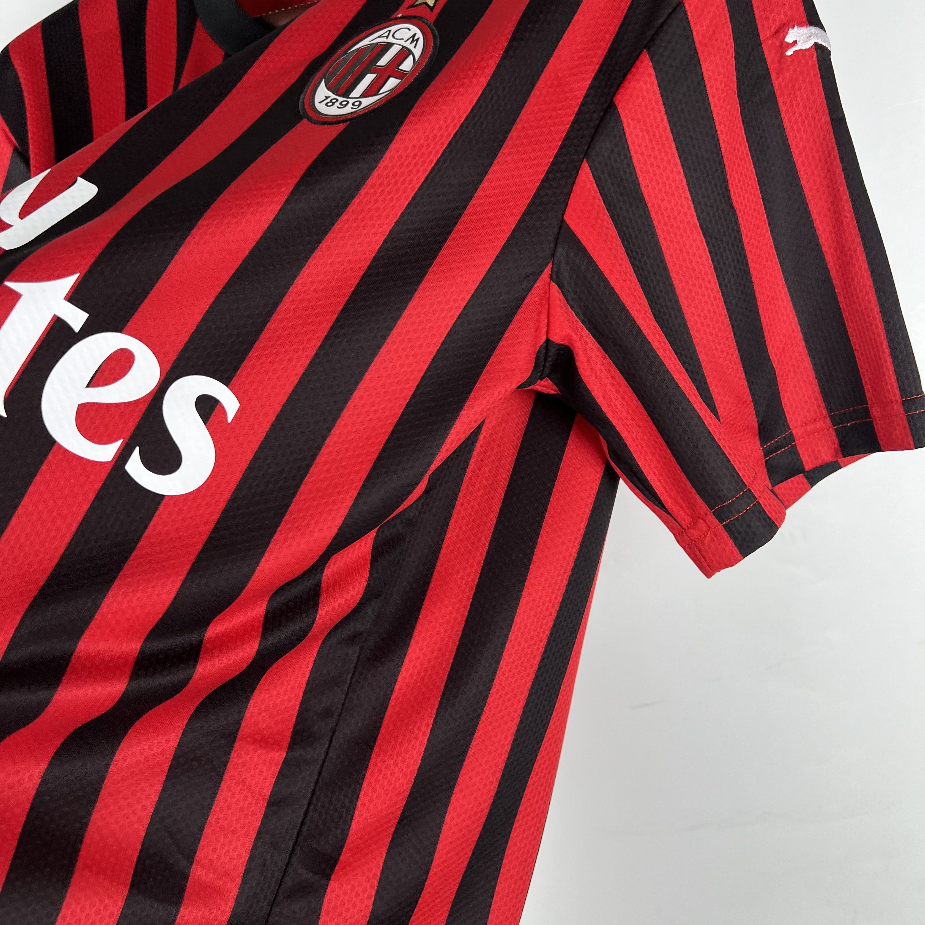 19-20 AC Milan Retro Home S-XXL best soccer jersey 3