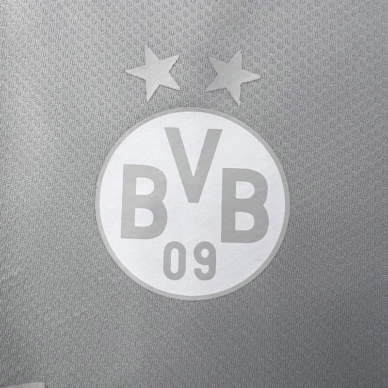 23-24 Dortmund Silvery White S-XXL best soccer jersey 2