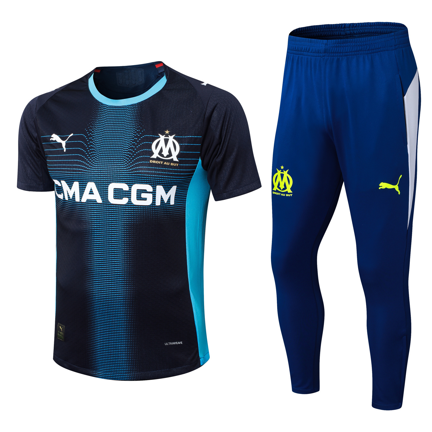 25-26 Marseille Away Player Version Training Kits Football Tracksuits 3