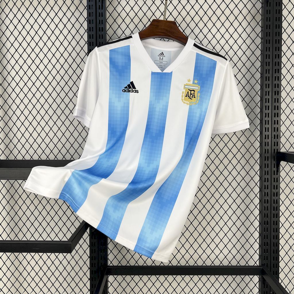 2018 Argentina Home Retro Kit Vintage Shirt AAAAJersey Supplier Yupoo