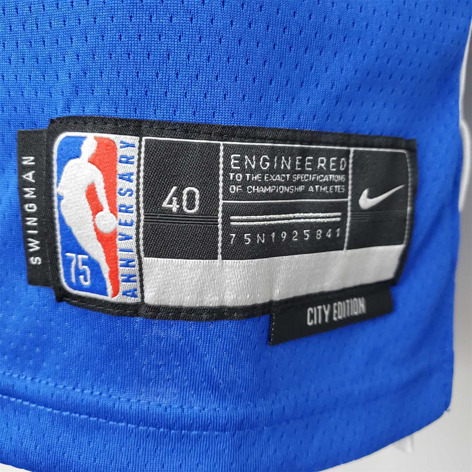 2022 Season Kuzma #33 Talent City Edition Blue Red NBA Jersey 9