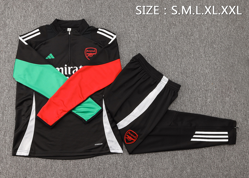 24-25 Arsenal Long Sleeve Training Suit Football Shirts 2