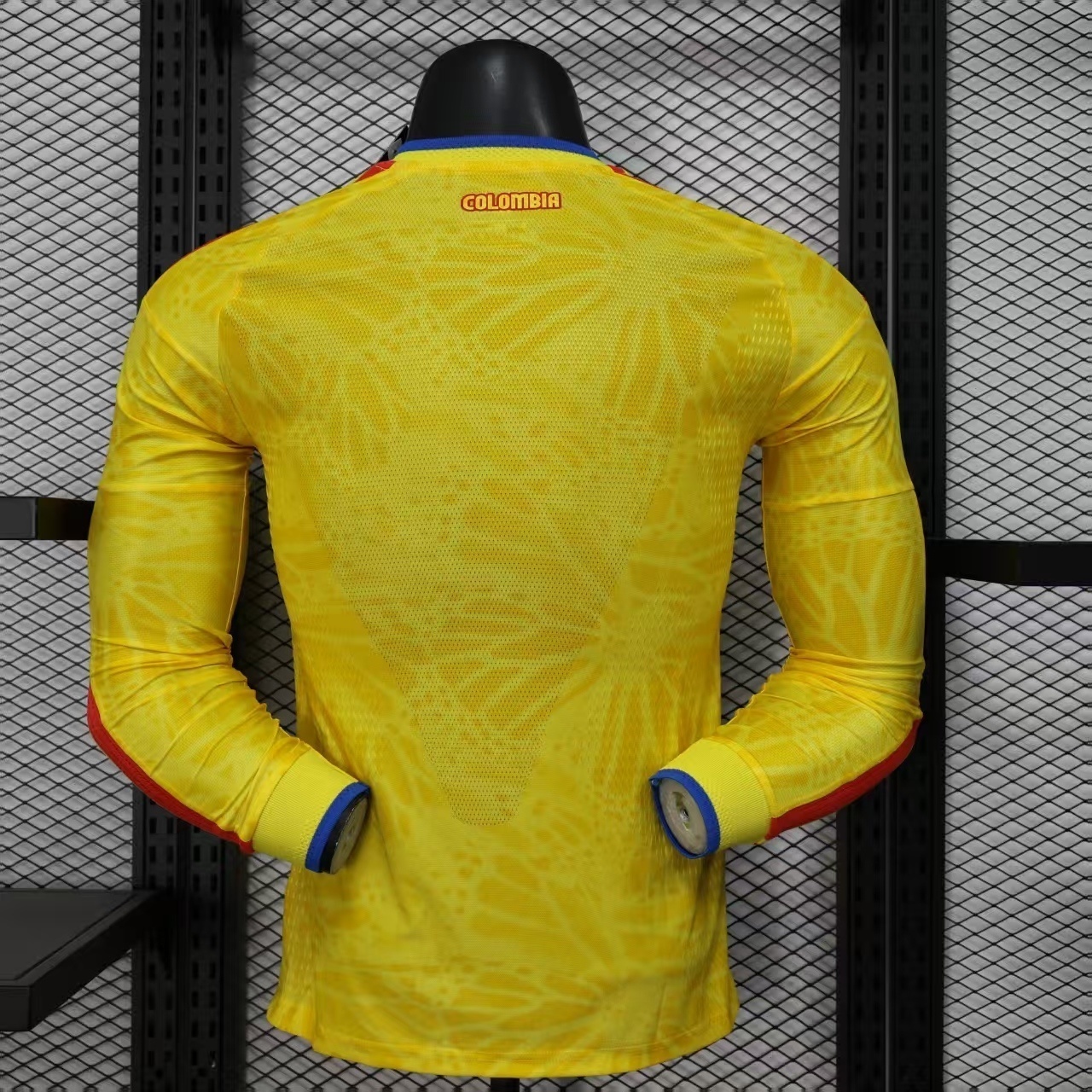 2026 World Cup Colombia Home Kit Player Version Long Sleeve Shirt Football AAAAJersey Yupoo 2