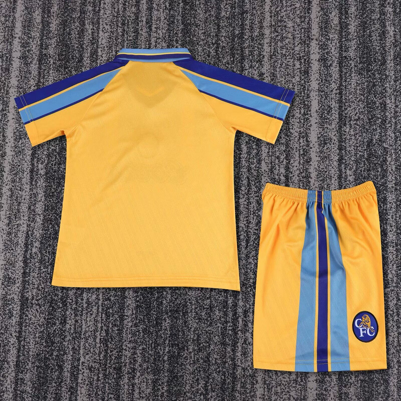 95-97 Chelsea Away Kid Kits Youth Apparels Soccer AAAAJersey Yupoo 4