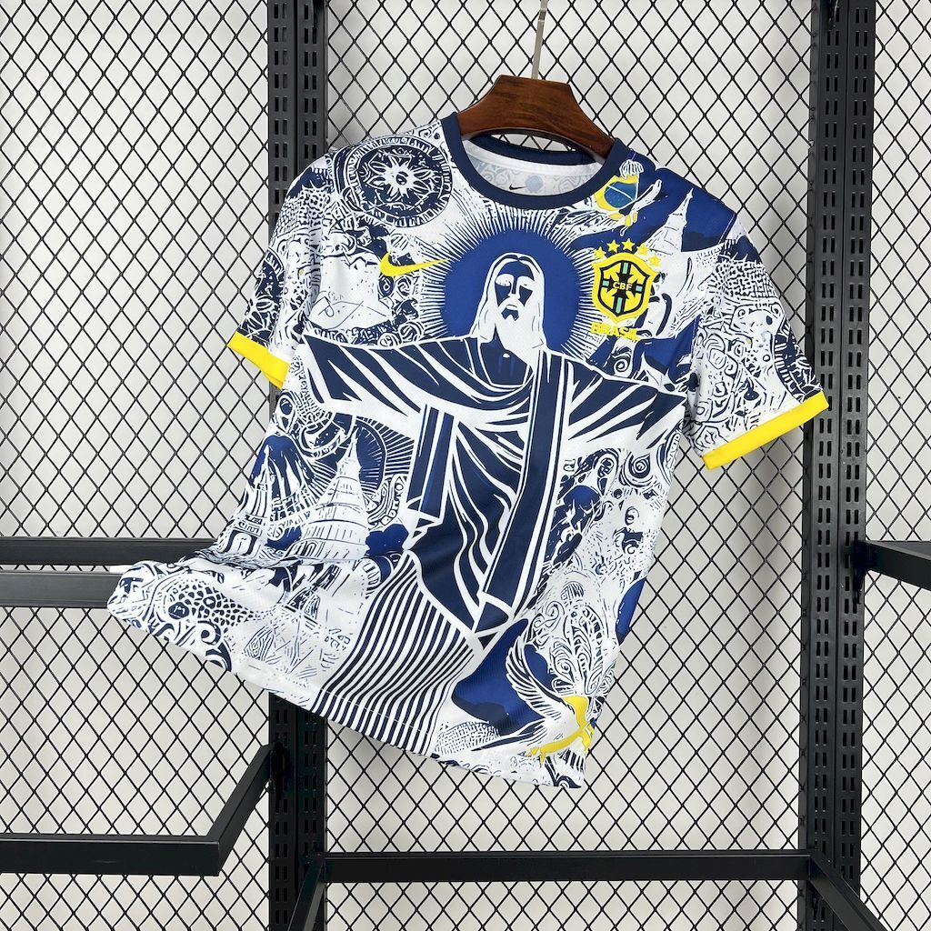 2025 Brazil X Christ Special Edition T-Shirt Football Apparels Soccer AAAAJersey Yupoo