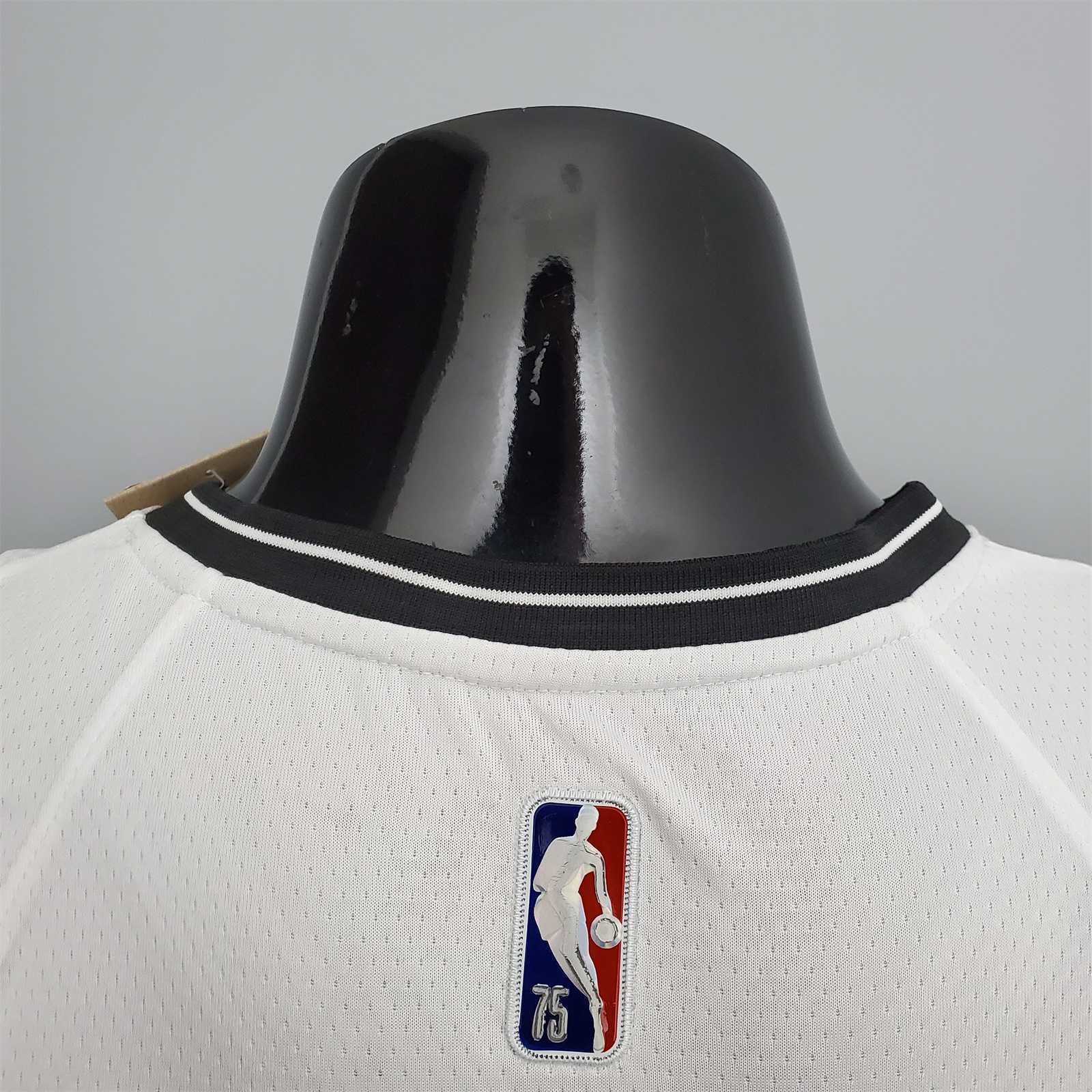 75th Anniversary Harris #12 Nets White 5