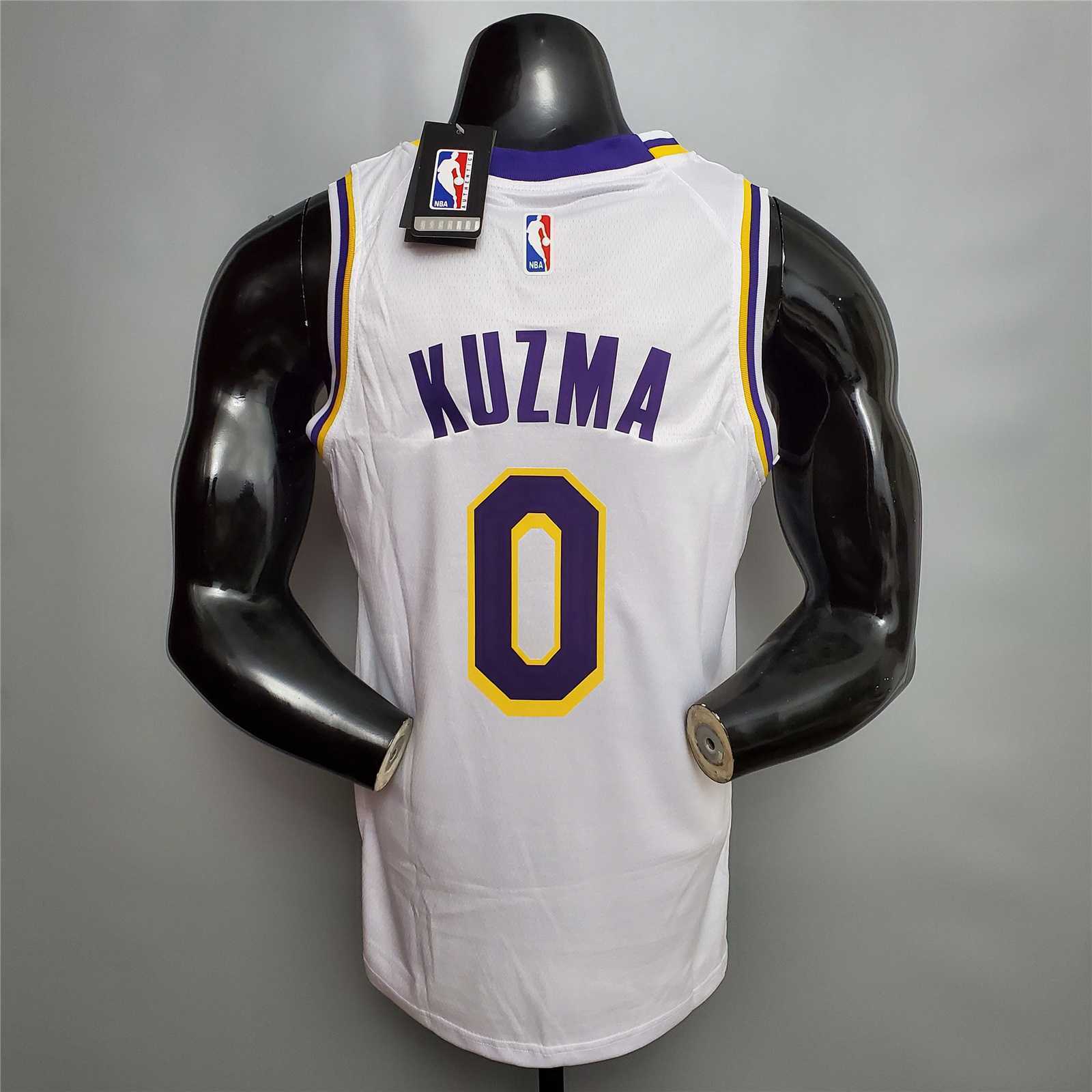 KUZMA #0 Lakers Round neck white 6
