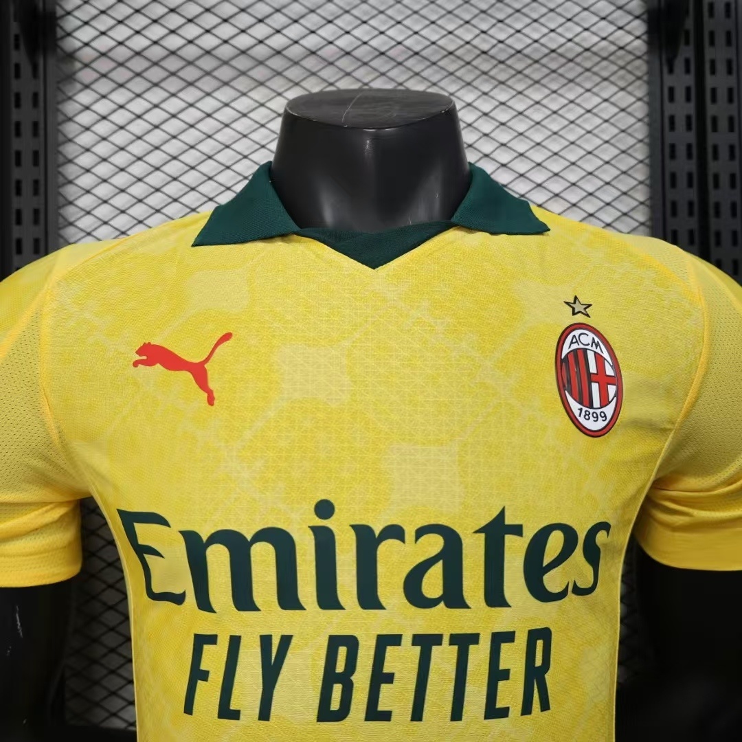 25-26 AC Milan Third Away Kit Football Player Version Shirt AAAAJersey Yupoo 4