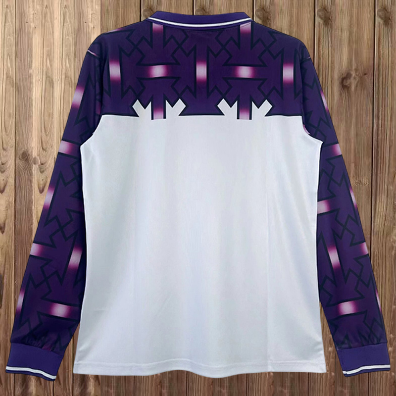 92-93 Fiorentina Away Retro Kit Long Sleeve Shirt Soccer AAAAJersey Yupoo 1