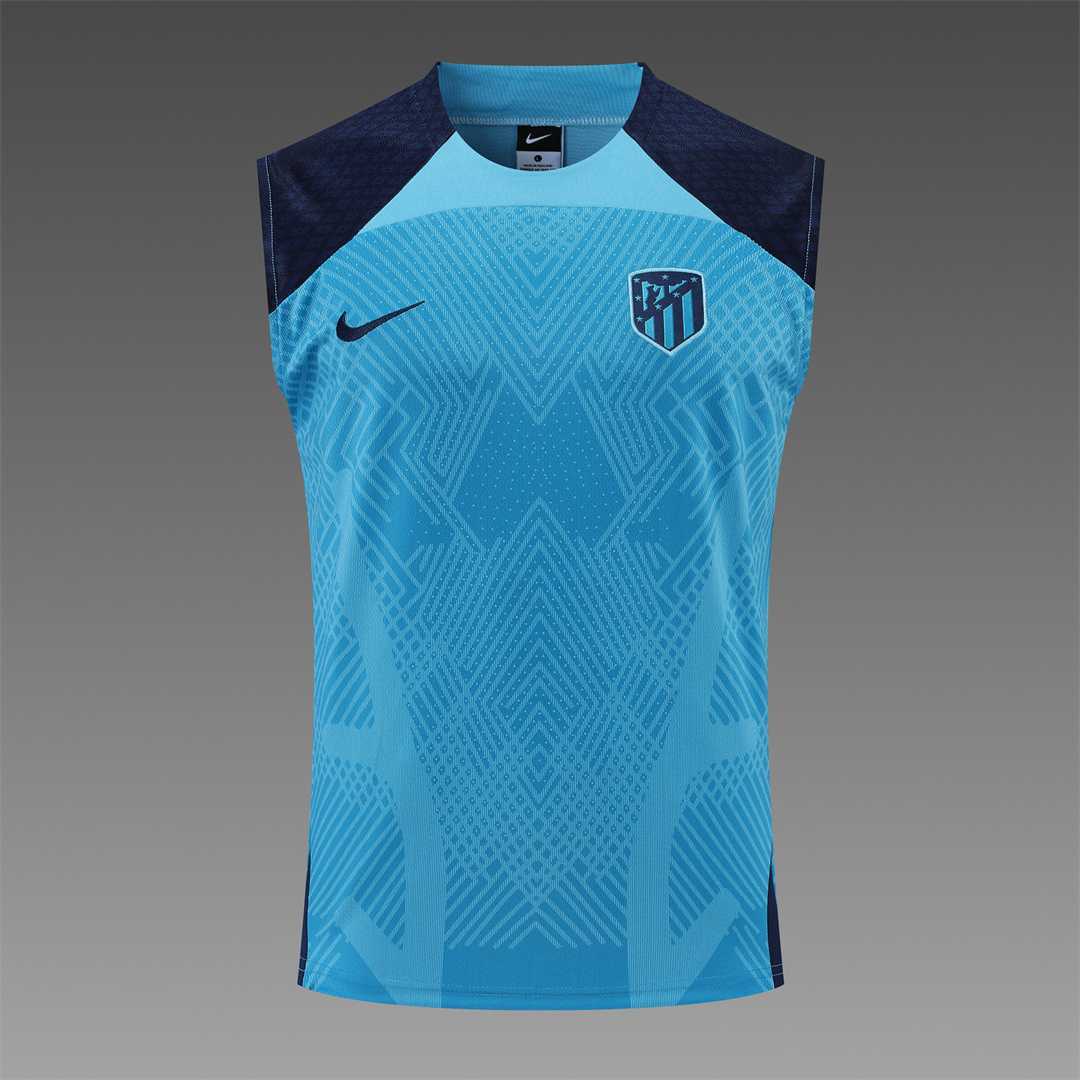22-23 Atletico Madrid vest training suit kit blue 20
