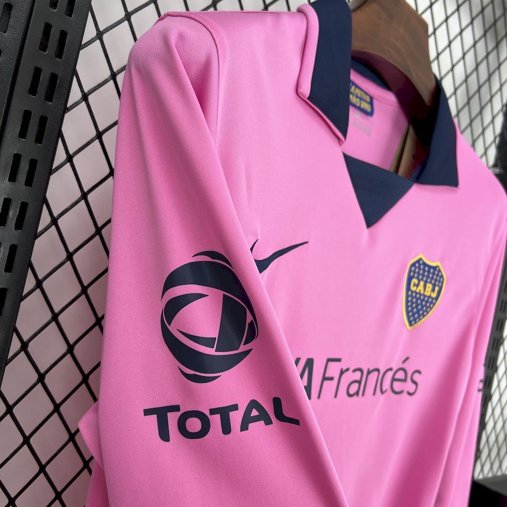 13-14 Boca Away Retro Long Sleeve Kit Vintage Shirt AAAAJersey Yupoo 5