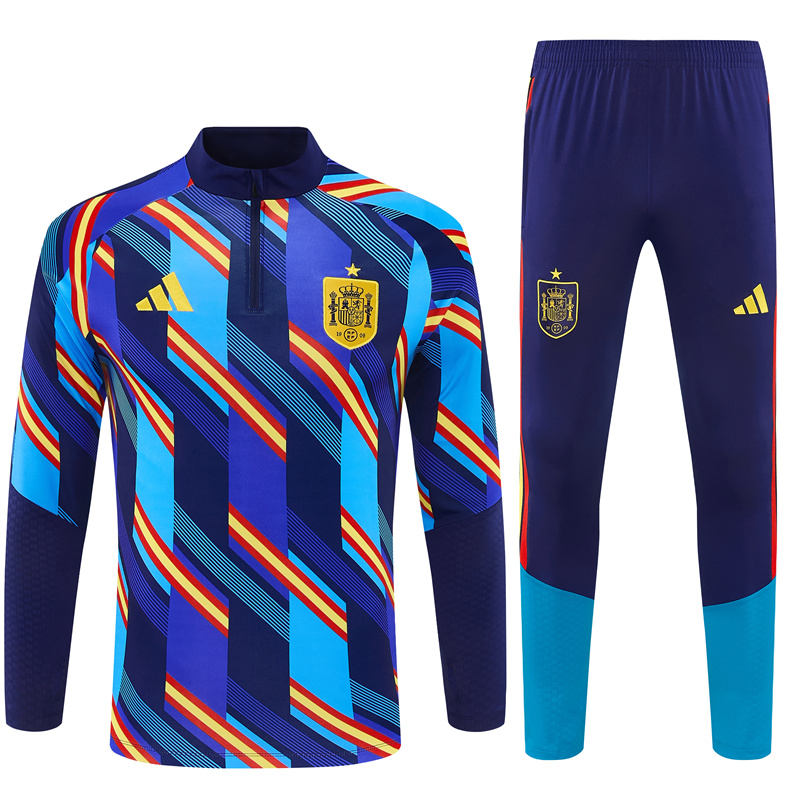 2026 Spain Mens Kit Football Aldult Training Long Sleeve Tracksuit Yupoo 5 5