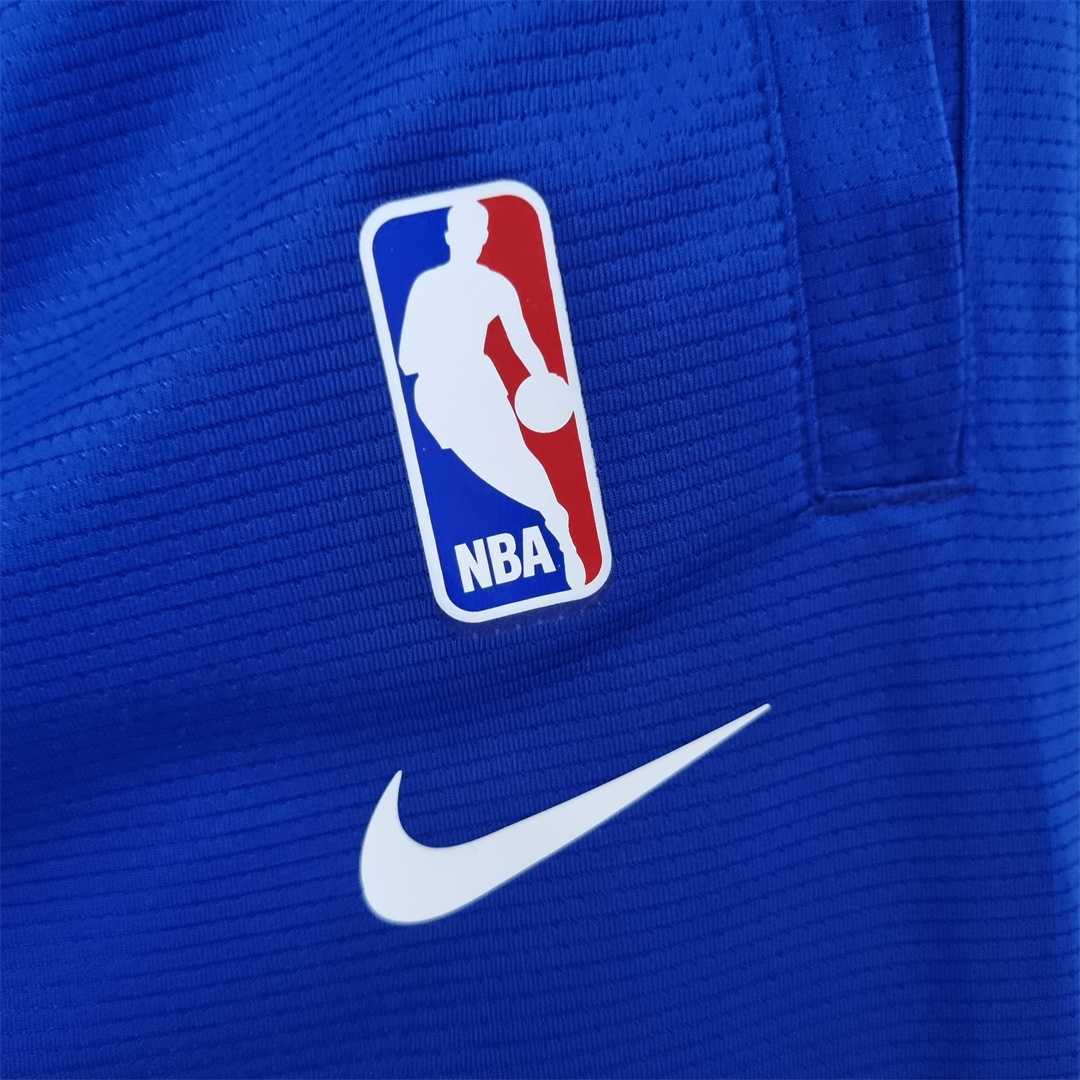 2022 New York Knicks NBA US Training Shorts Blue 1
