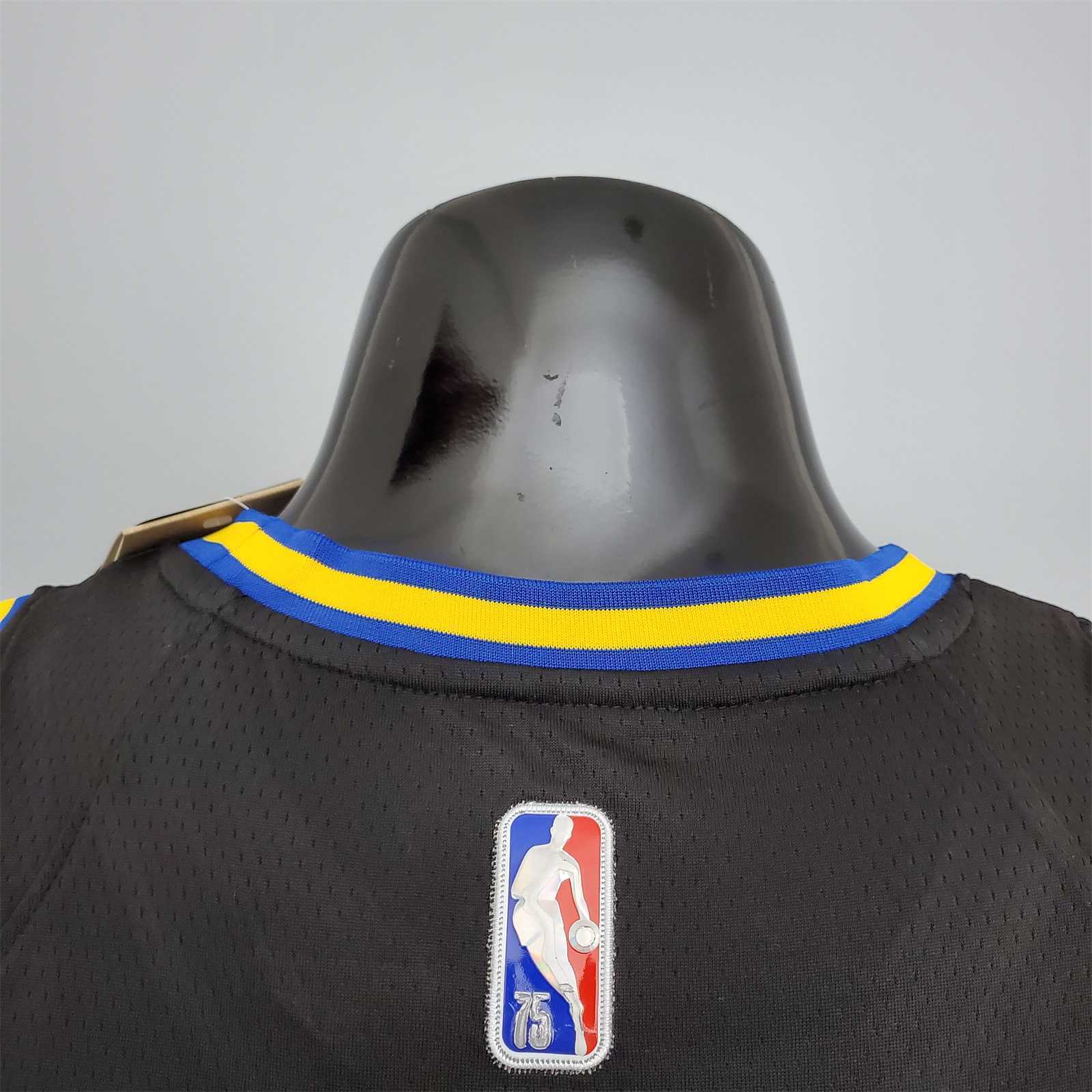 2022 75th Anniversary Thompson #11 Warriors City Edition Black 6