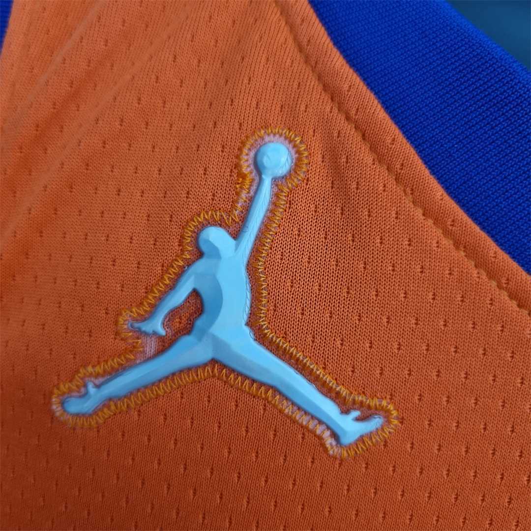 75th Anniversary AYTON#22 Phoenix Suns Jordan Theme Orange NBA Jersey 1