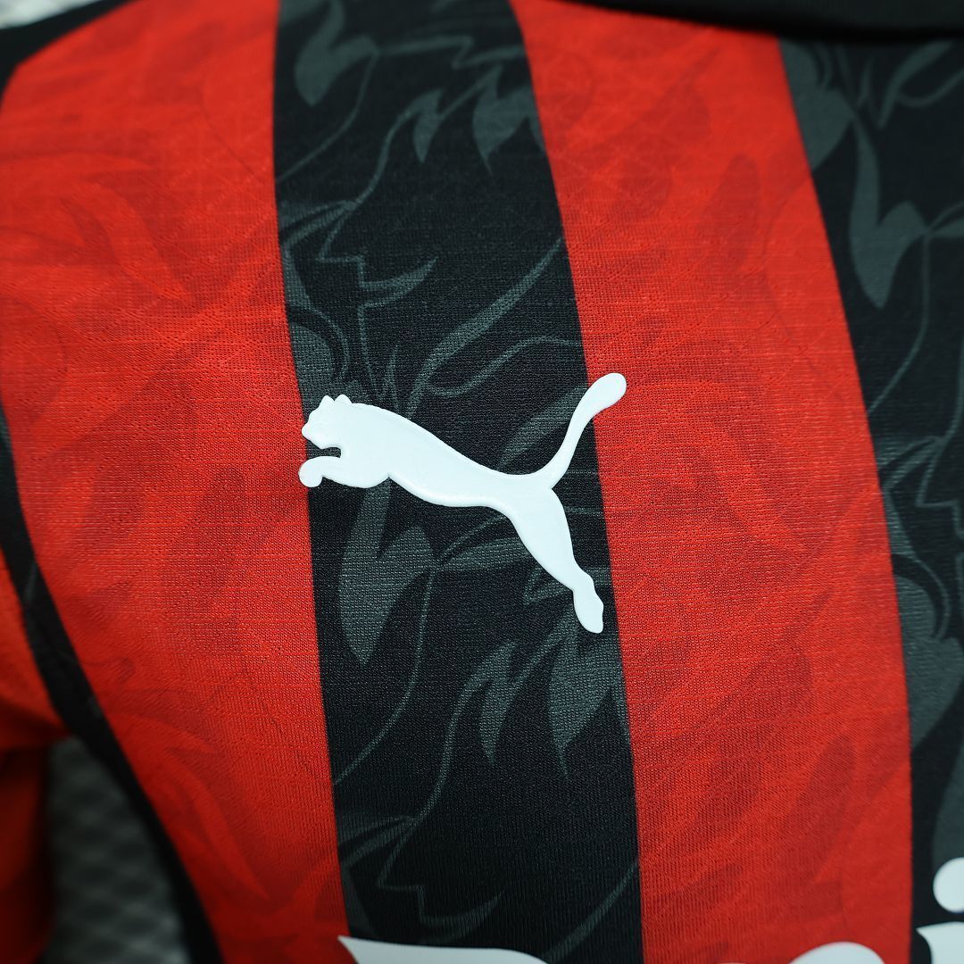 25-26 AC Milan Home Kit Player Version Shirt AAAAJersey Wholesale Yupoo 2