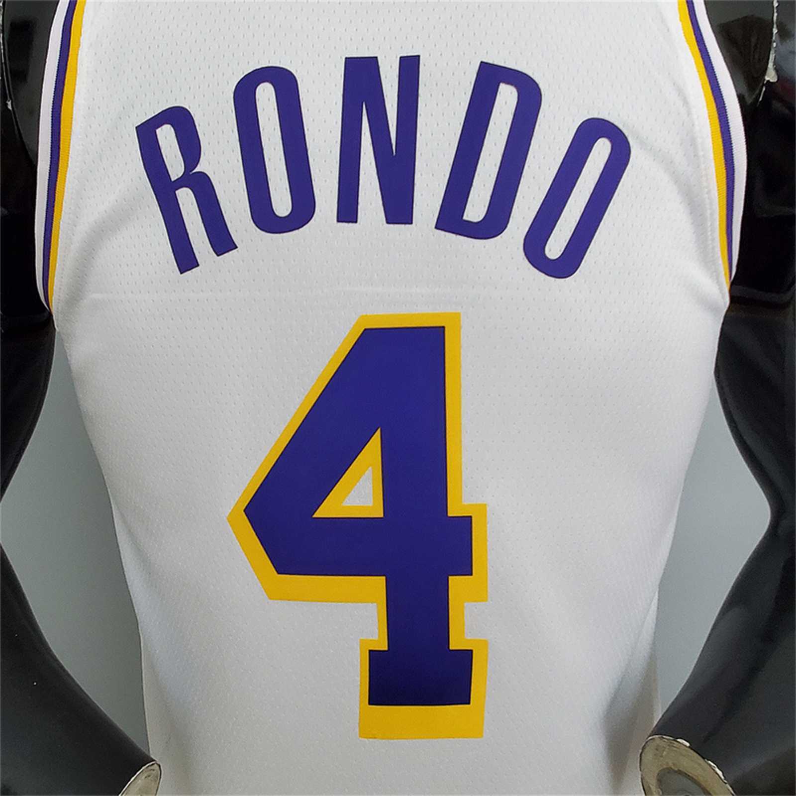 Lakers Rondo#4 Crew Neck White 6