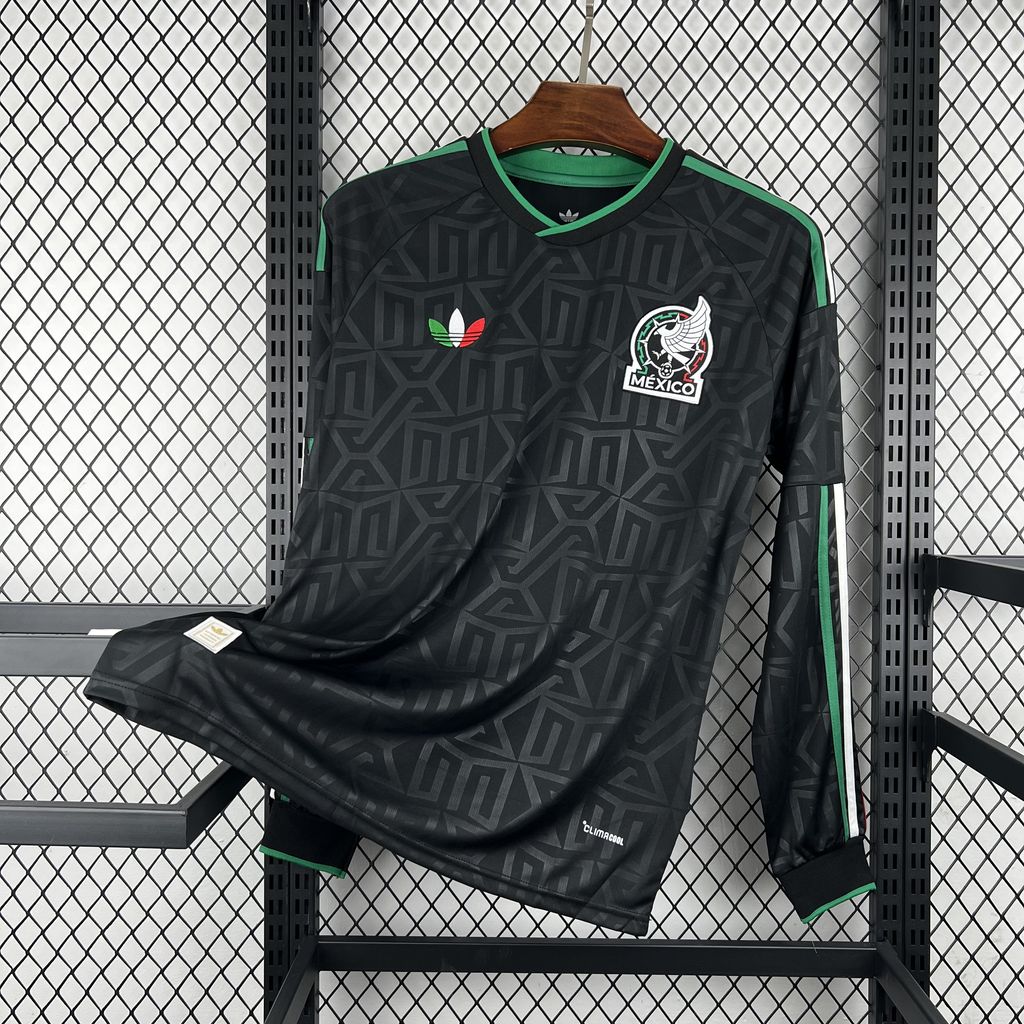 World Cup Jersey 2026 Mexico Mens Third Kit Football Long Sleeve T-Shirt AAAAJersey Supply Yupoo 2