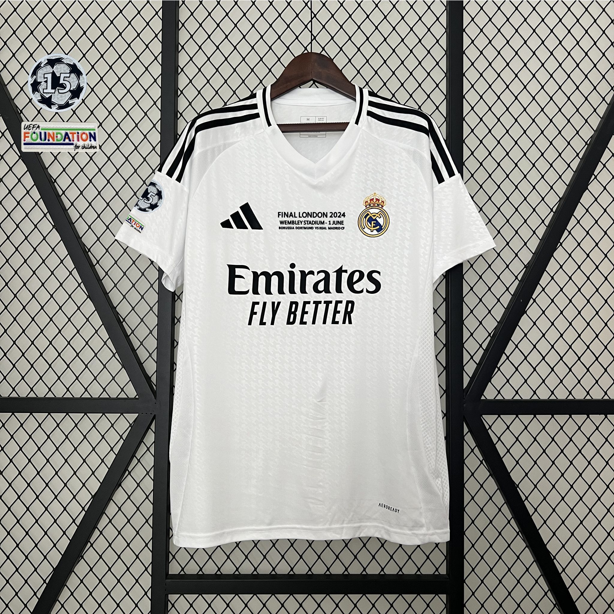 24-25 Real Madrid Home Kit With All Kind of Badges Soccer AAAAJerseys Yupoo 13