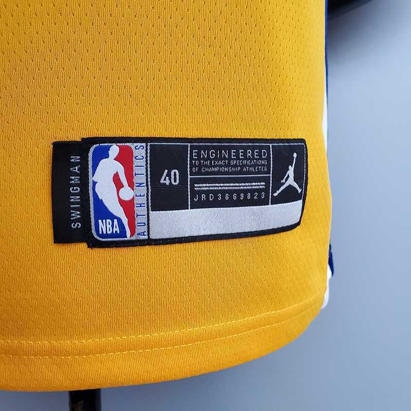 New WIGGINS#22 Golden State Warriors yellow 4