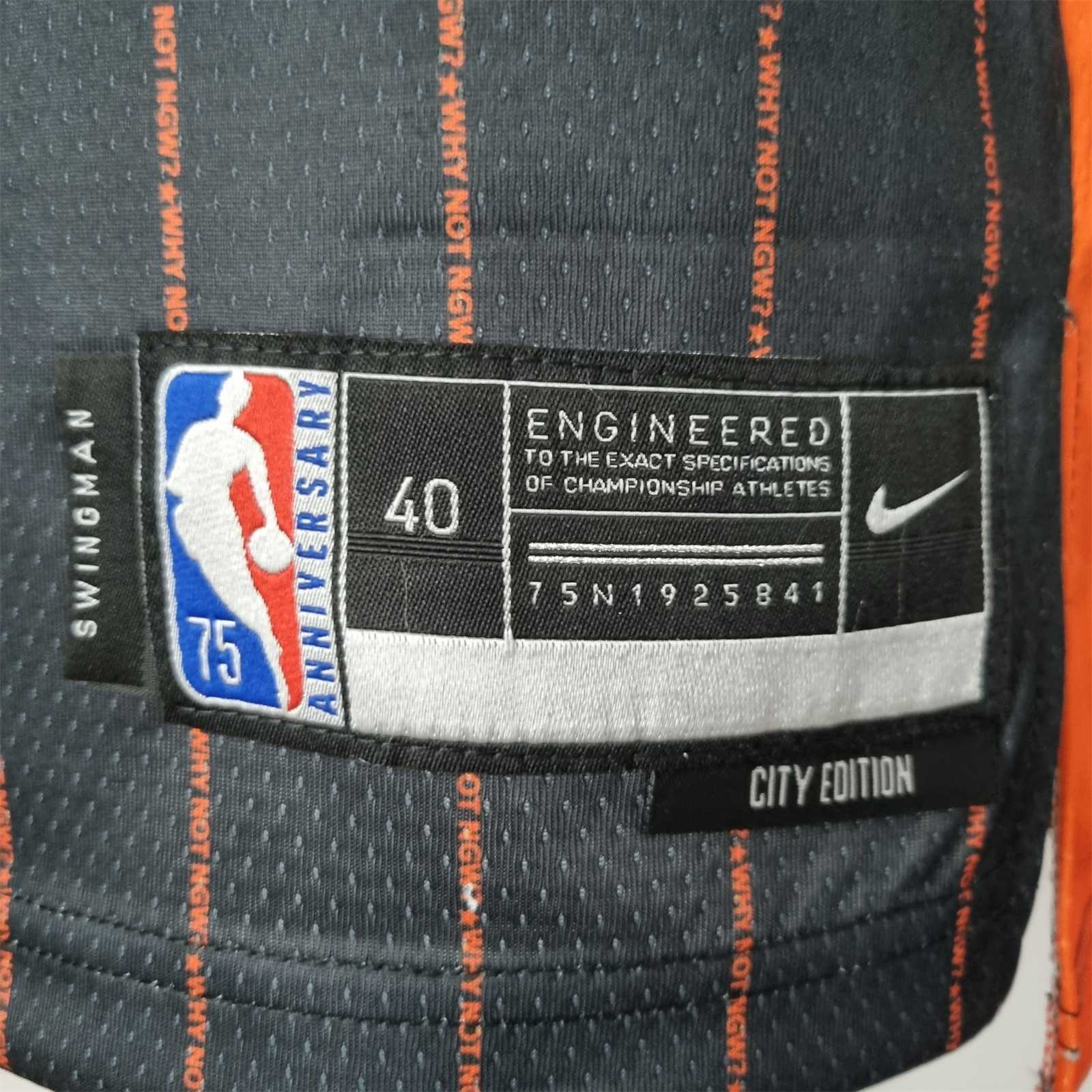 2022 Anthony #50 Orlando Magic City Edition NBA Jersey 6
