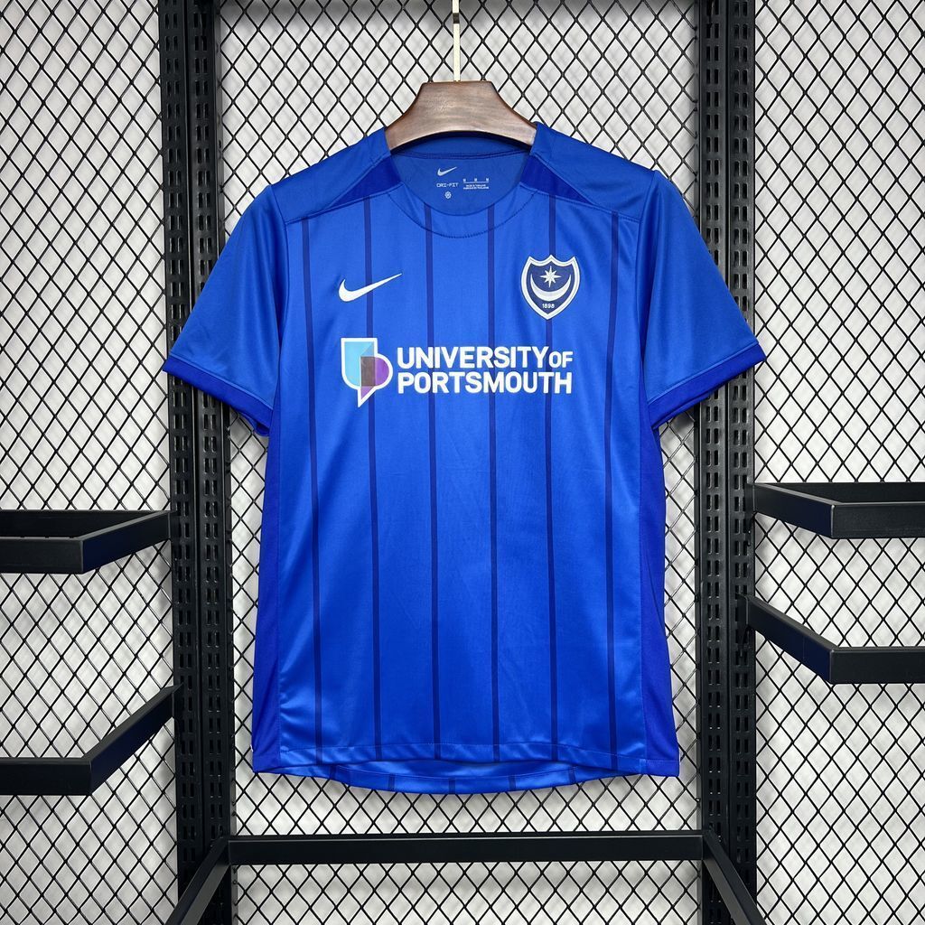 24-25 Portsmouth Home Shirt Soccer Uniforms Soccer AAAAJersey Yupoo